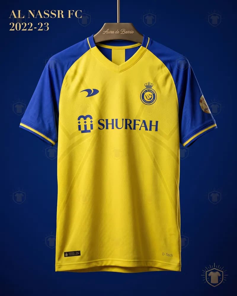 Camiseta local 2022–23 de Al Nassr (recreación)
