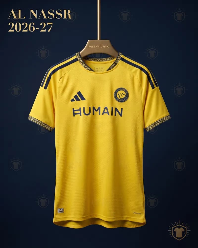 Camiseta local 2026–27 de Al Nassr (recreación)