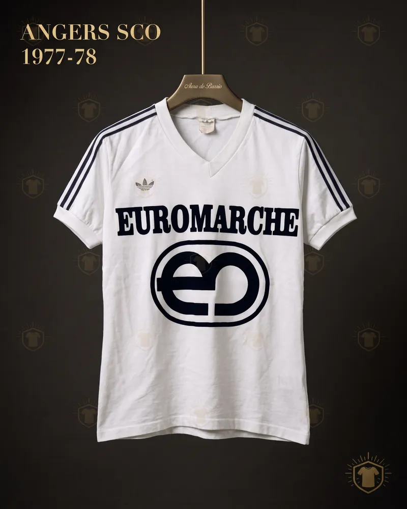 Camiseta local 1977–78 de Angers SCO (recreación)
