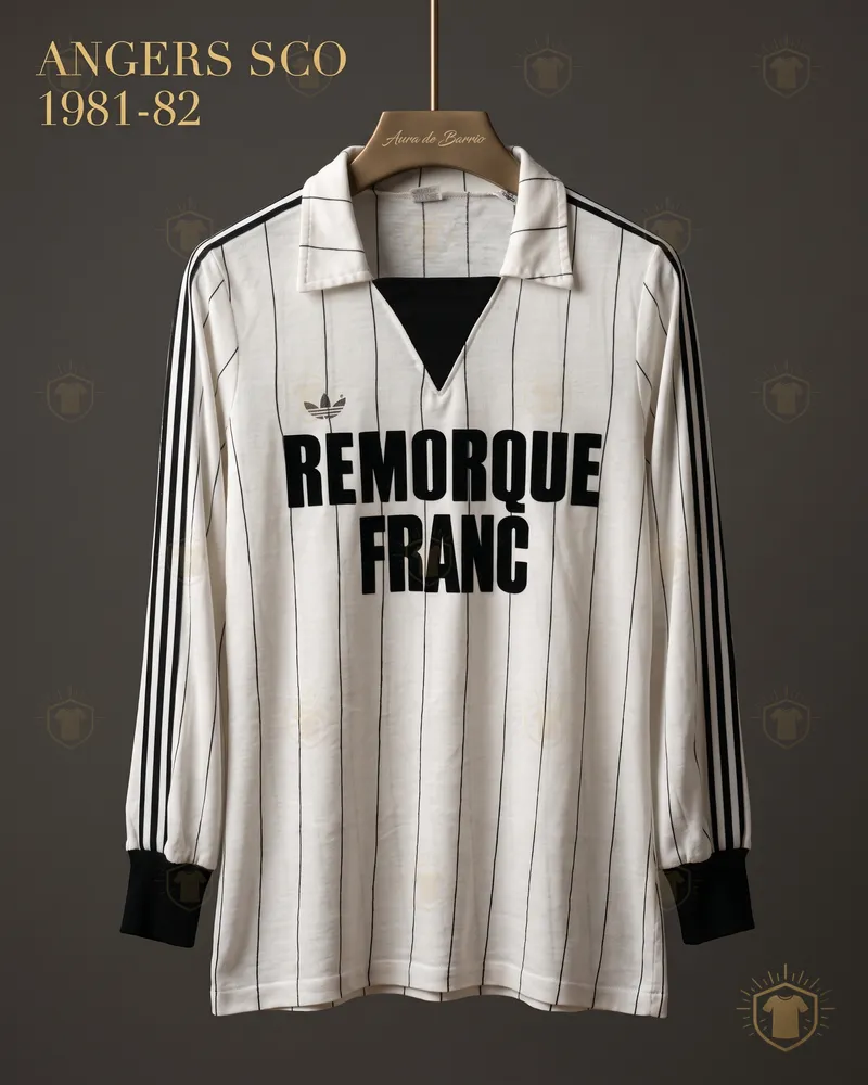 Camiseta local 1981–82 de Angers SCO (recreación)