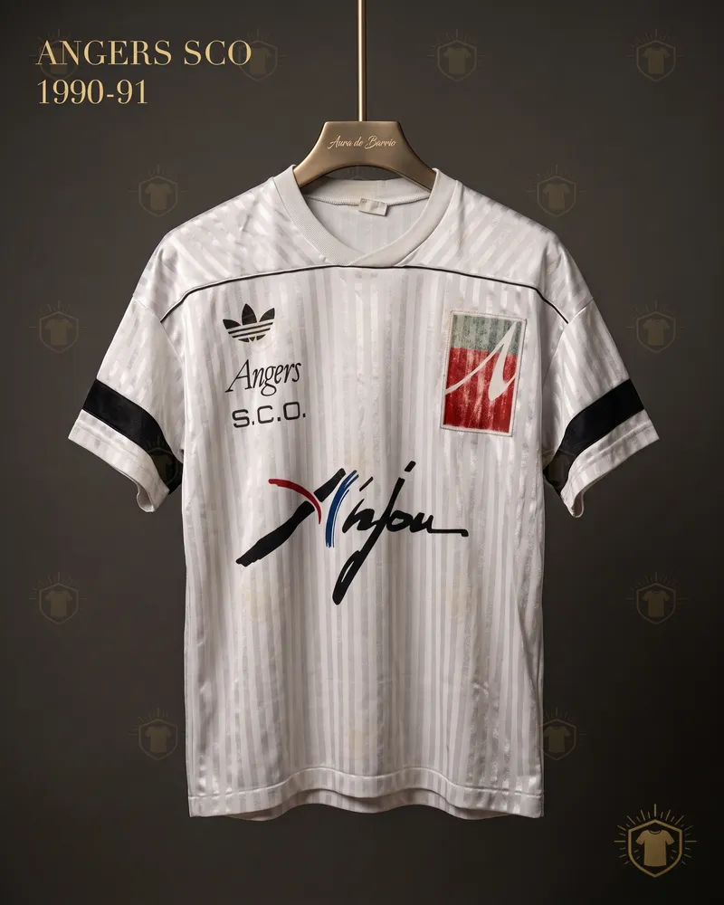 Camiseta local 1990–91 de Angers SCO (recreación)