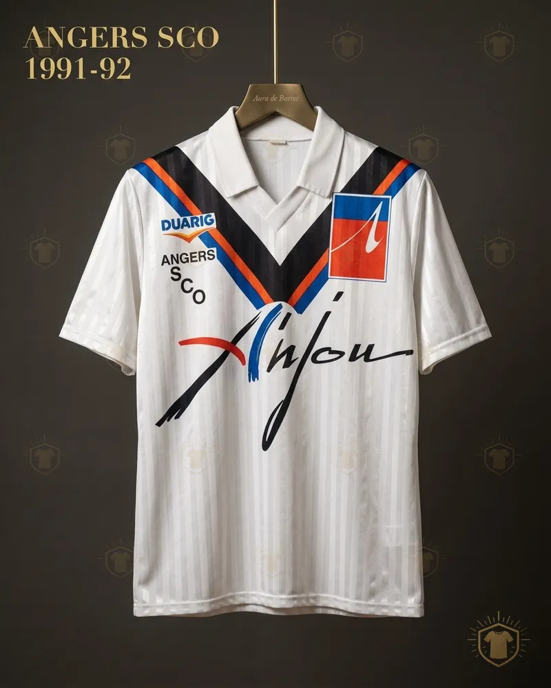 Camiseta local 1991–92 de Angers SCO (recreación)