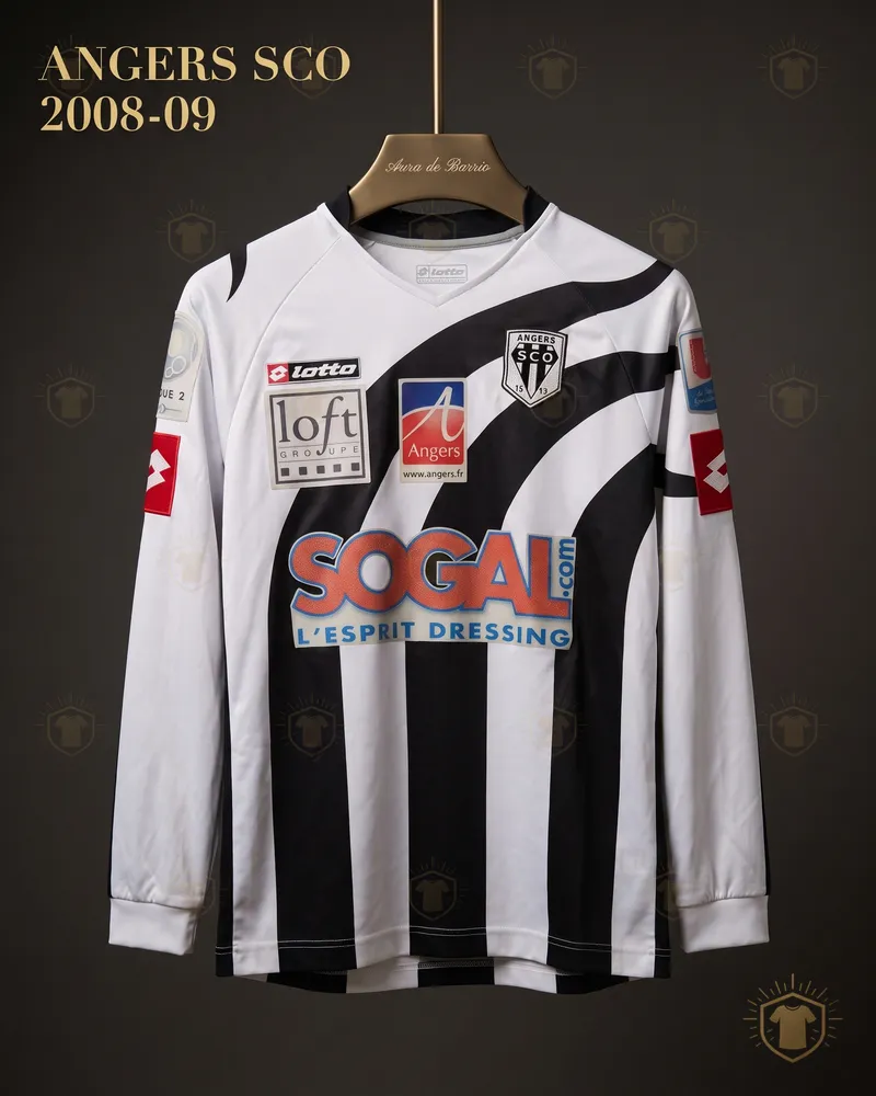 Camiseta local 2008–09 de Angers SCO (recreación)