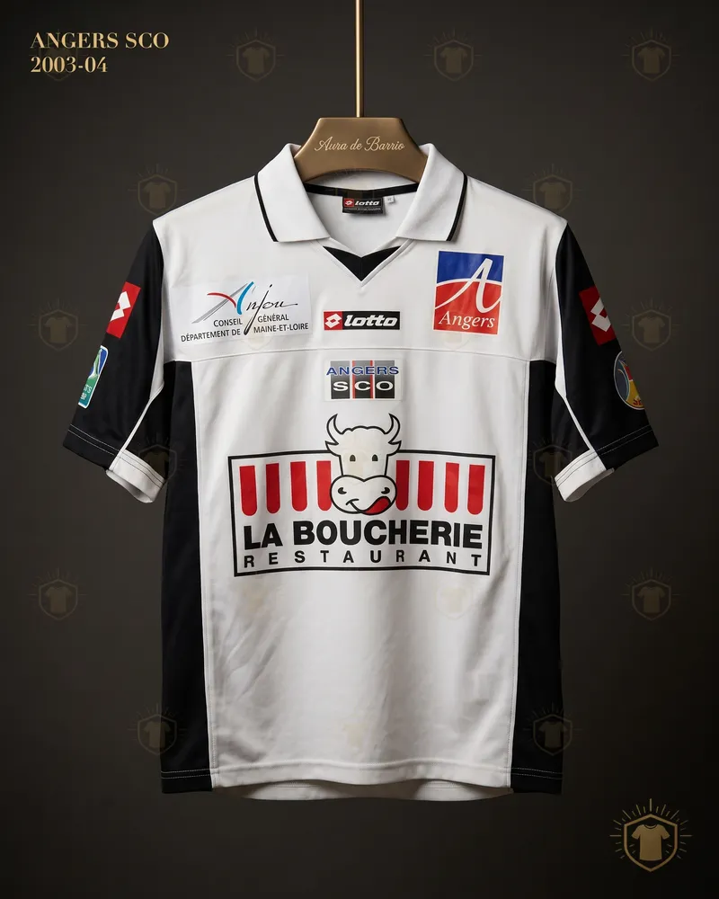 Camiseta local 2003–04 de Angers SCO (recreación)