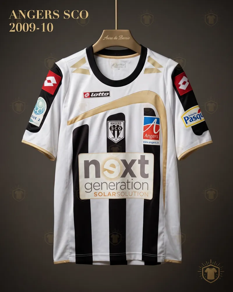 Camiseta local 2009–10 de Angers SCO (recreación)