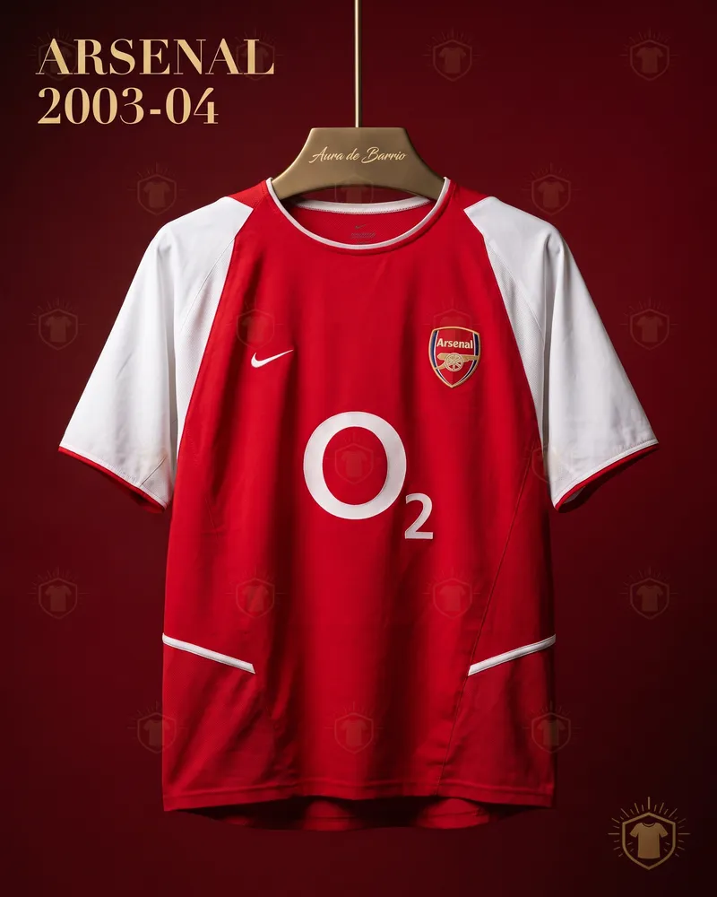 Camiseta local 2003–04 de Arsenal (recreación)