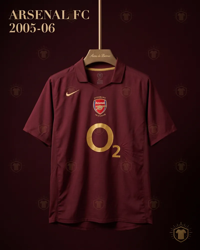 Camiseta local 2005–06 de Arsenal (recreación)