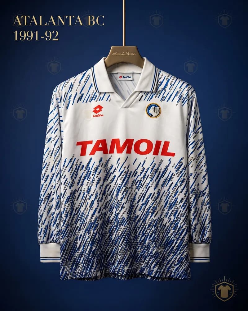 Camiseta visitante 1990–91 de Atalanta BC (recreación)