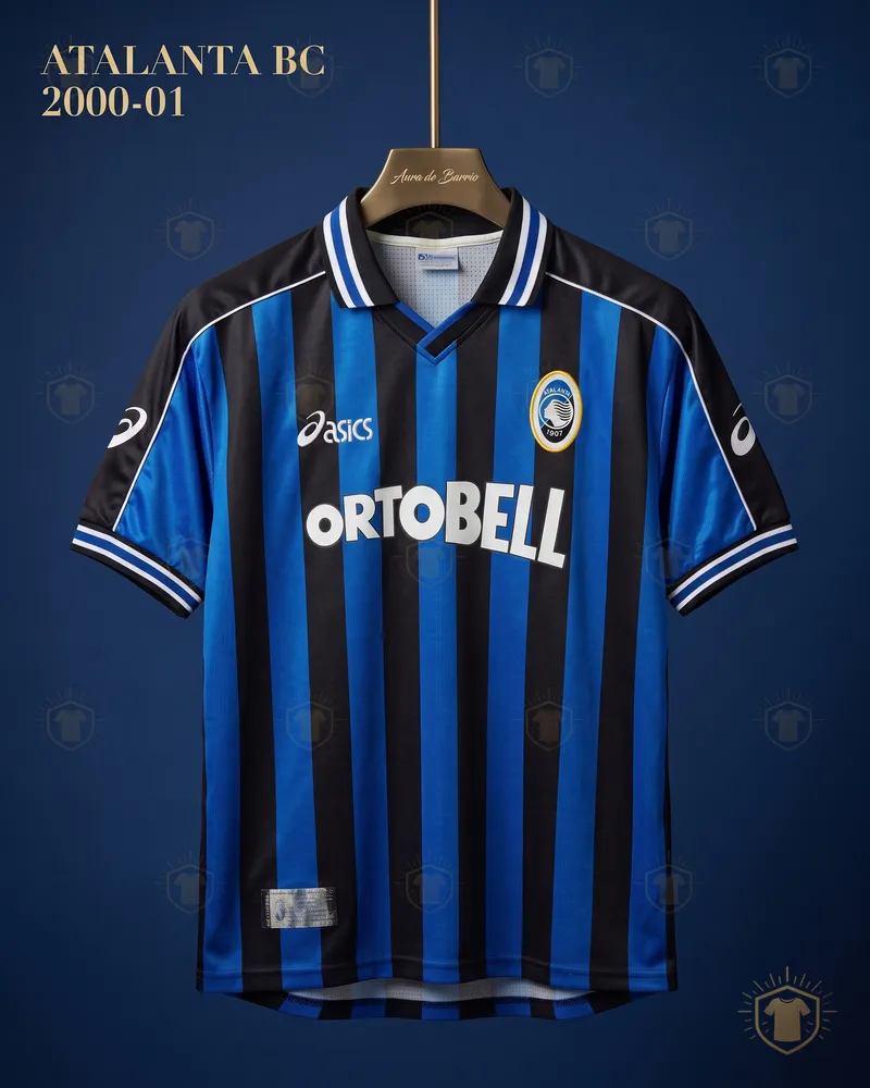 Camiseta local 2000–01 de Atalanta BC (recreación)