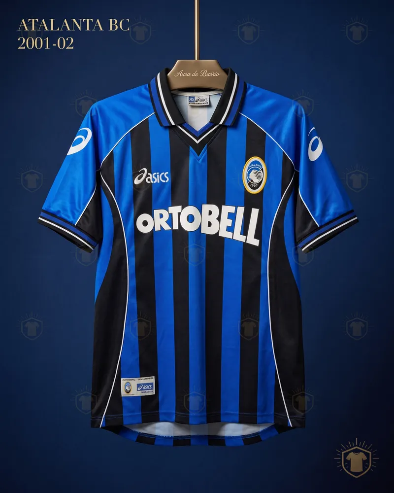 Camiseta local 2001–02 de Atalanta BC (recreación)