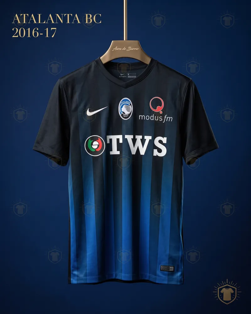 Camiseta local 2016–17 de Atalanta BC (recreación)