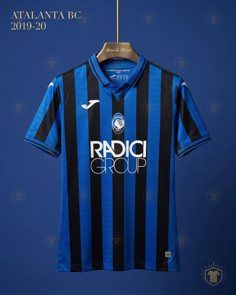 Camiseta local 2019–20 de Atalanta BC (recreación)