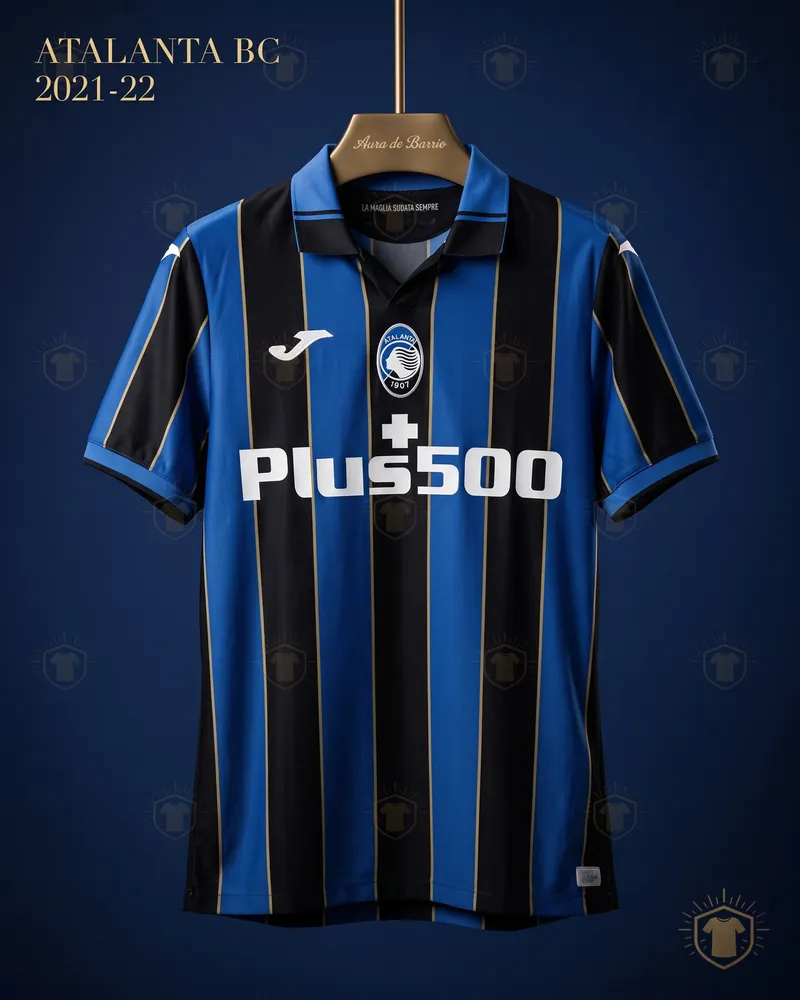 Camiseta local 2021–22 de Atalanta BC (recreación)