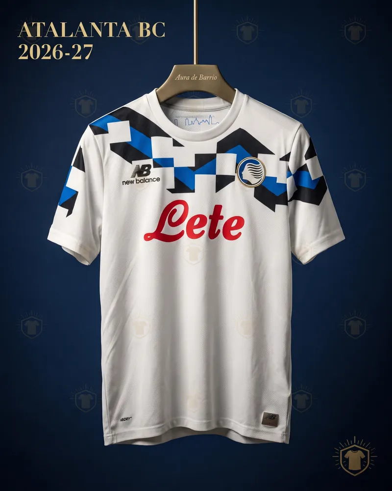 Camiseta visitante 2026–27 de Atalanta BC (recreación)