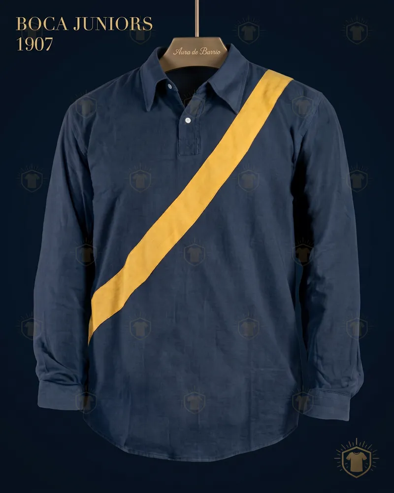 Camiseta local 1907 de Boca Juniors (recreación)