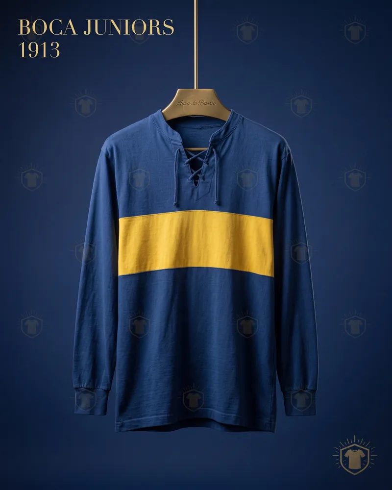 Camiseta local 1913 de Boca Juniors (recreación)