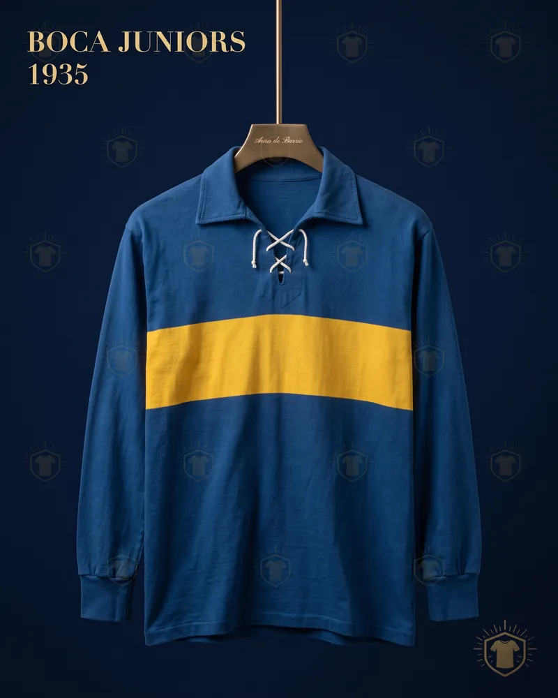 Camiseta local 1935 de Boca Juniors (recreación)