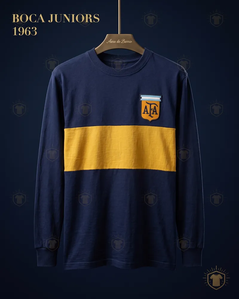 Camiseta local 1963 de Boca Juniors (recreación)