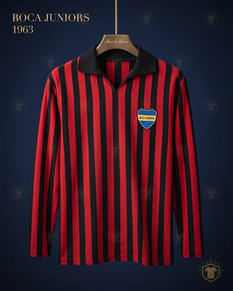 Camiseta visitante 1963 de Boca Juniors (recreación)