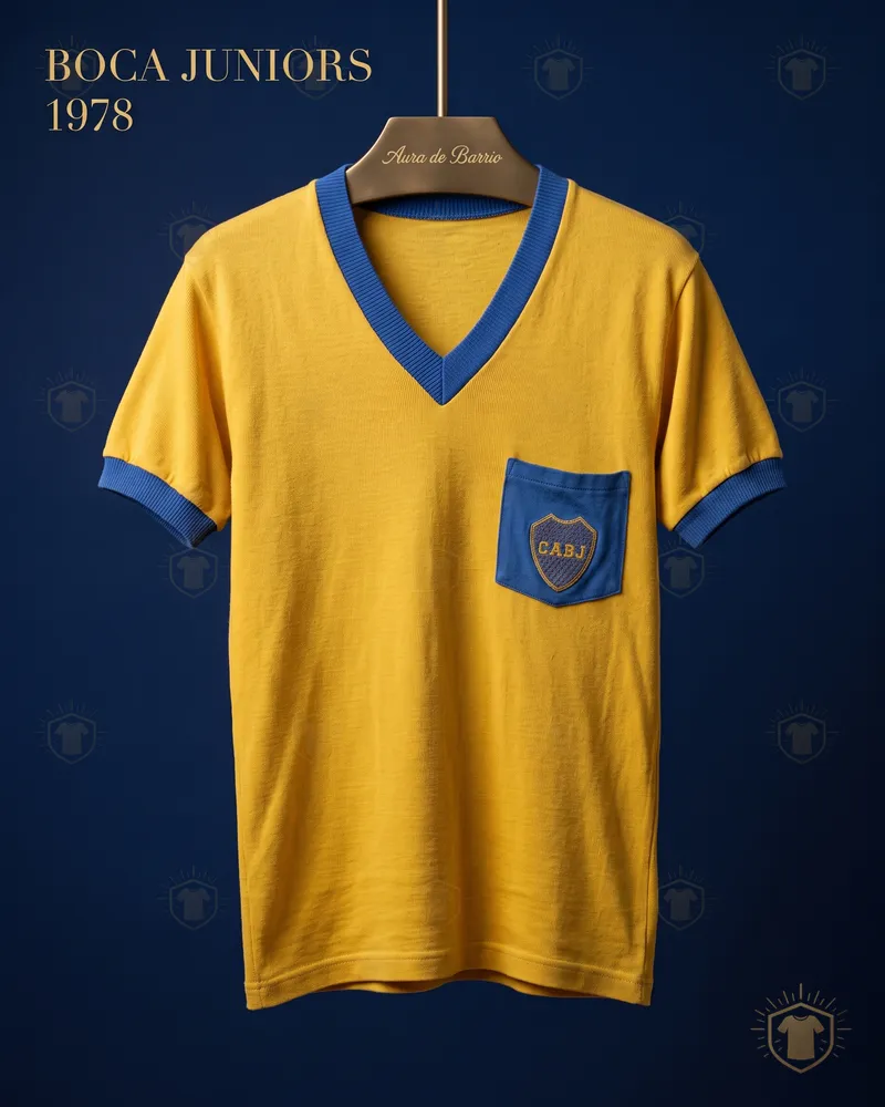 Camiseta visitante 1978 de Boca Juniors (recreación)