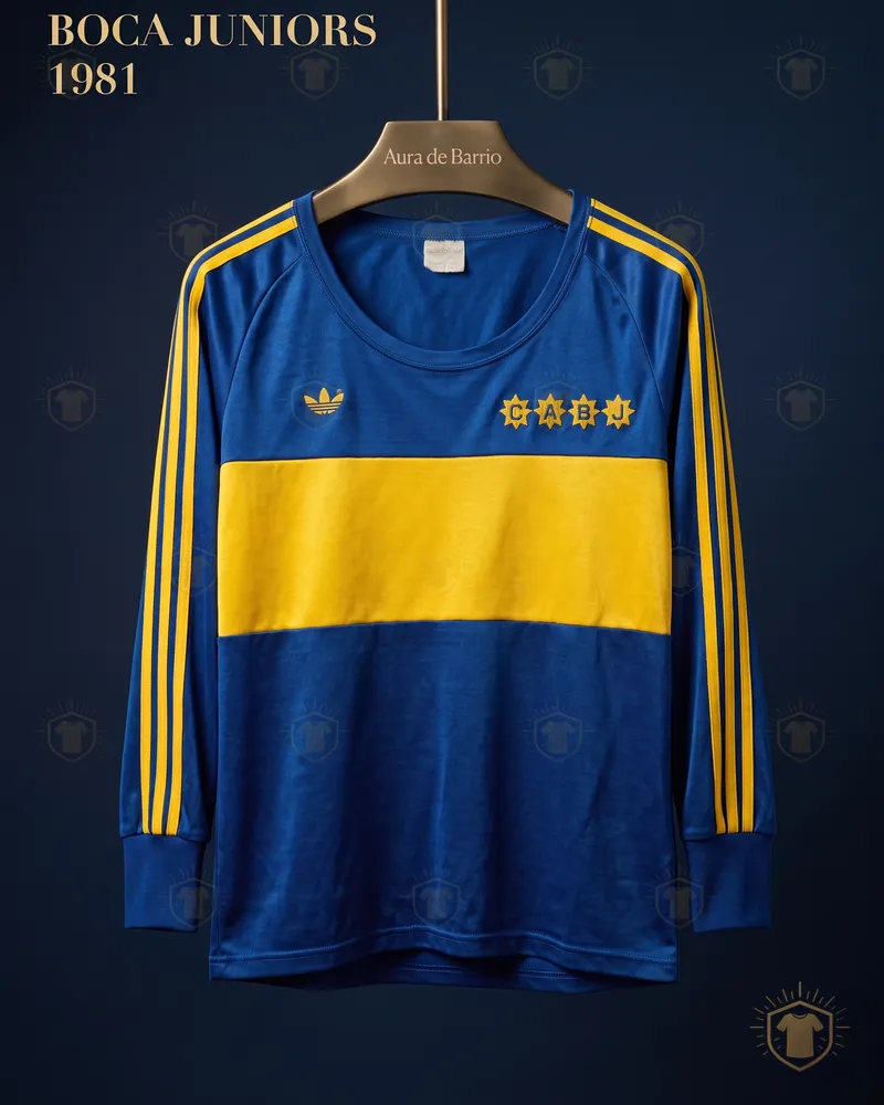 Camiseta local 1981 de Boca Juniors (recreación)