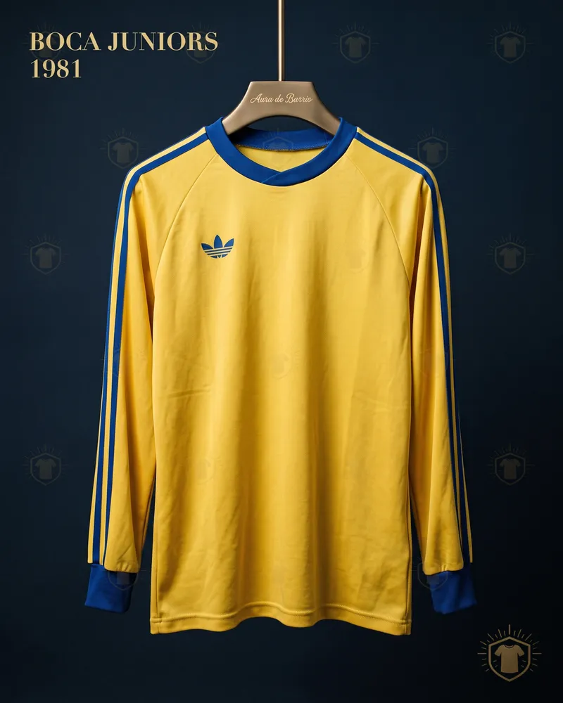 Camiseta visitante 1981 de Boca Juniors (recreación)