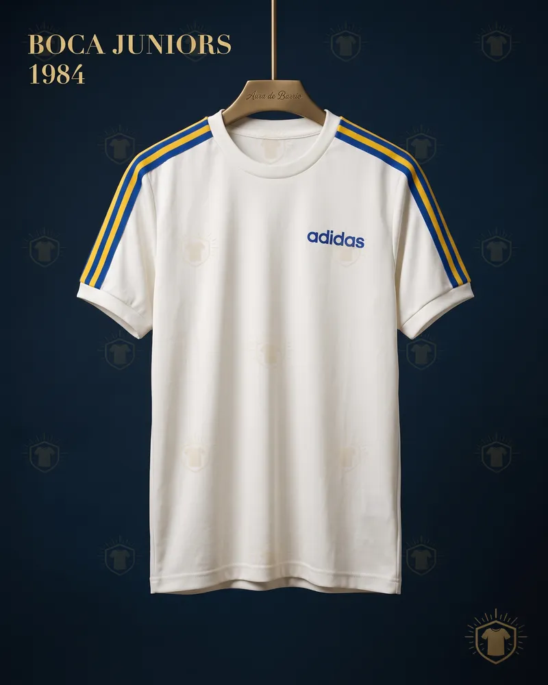 Camiseta visitante 1984 de Boca Juniors (recreación)