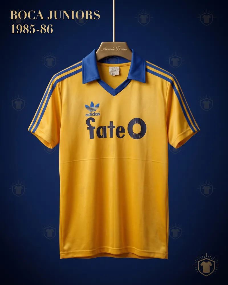 Camiseta visitante 1985–86 de Boca Juniors (recreación)
