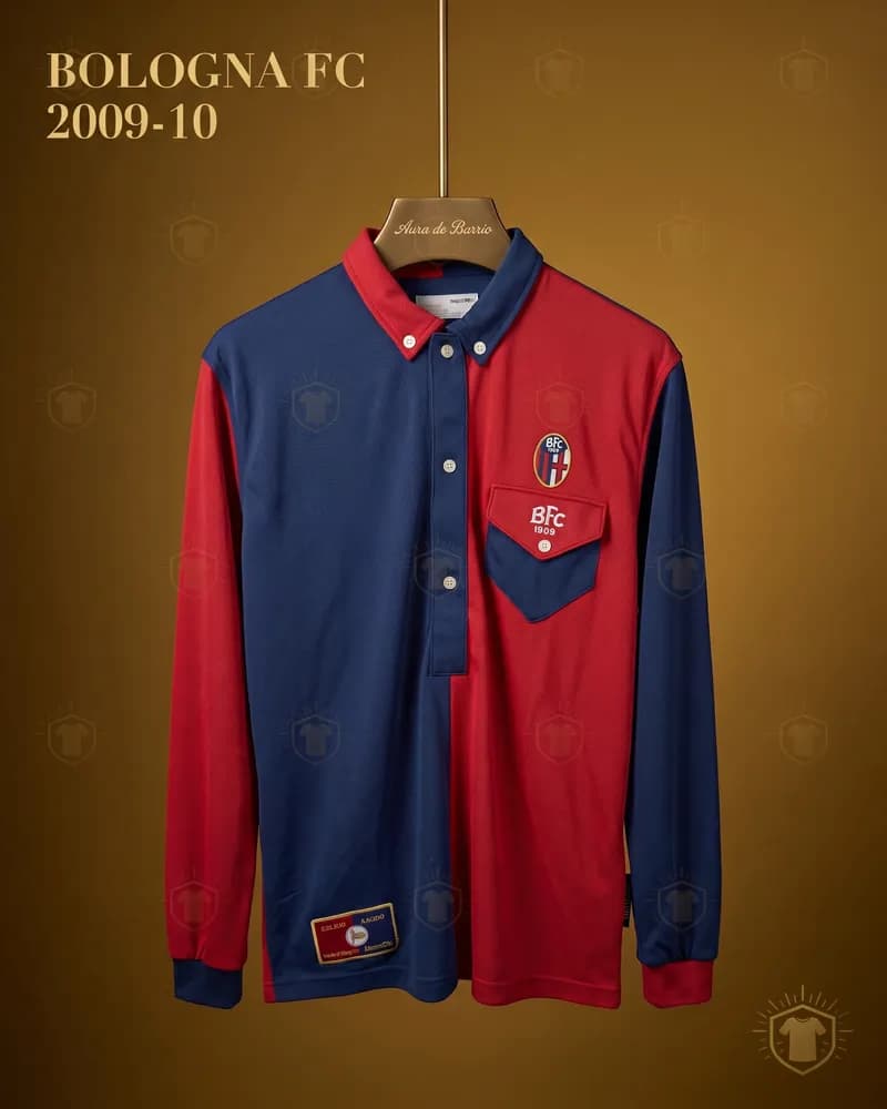 Camiseta aniversario 2009–10 de Bologna (recreación)