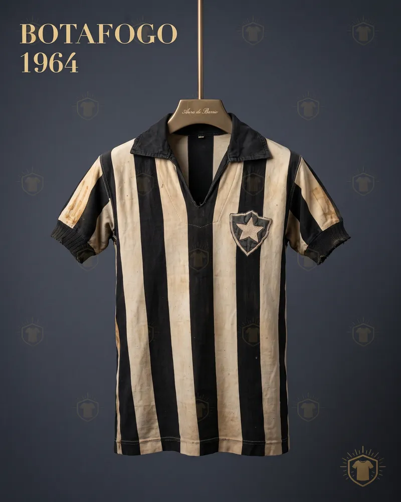 Camiseta local 1964 de Botafogo (recreación)