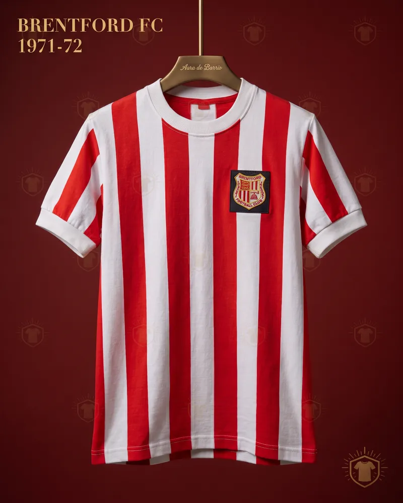 Camiseta local 1971–72 de Brentford FC (recreación)