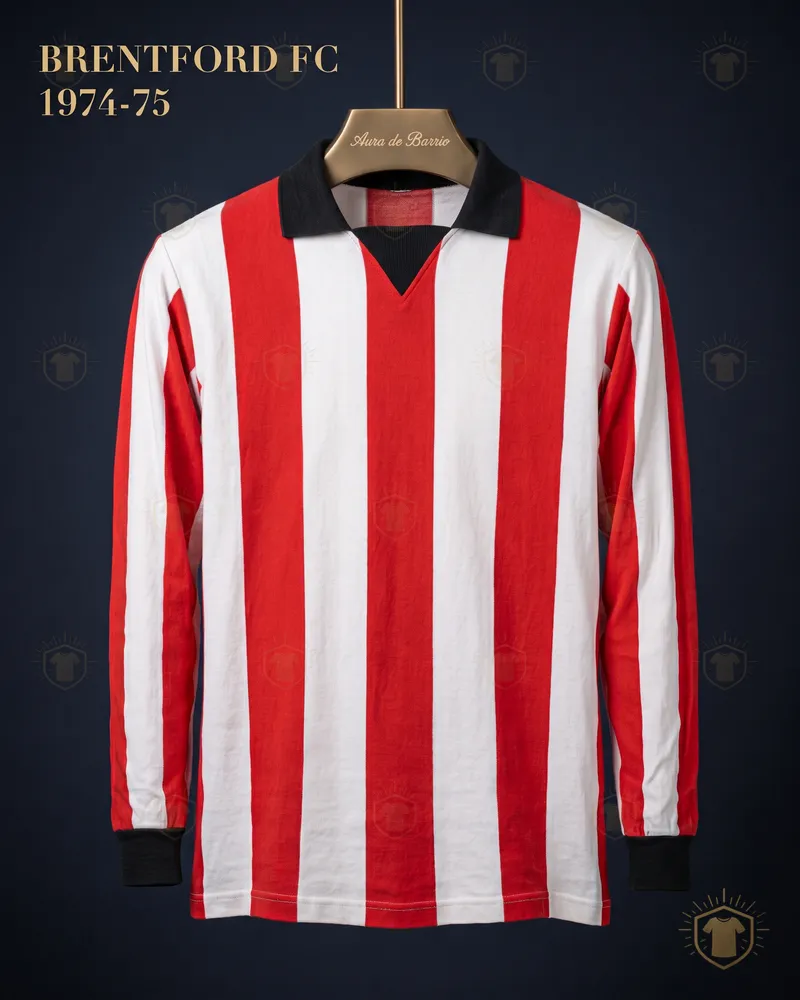 Camiseta local 1974–75 de Brentford FC (recreación)