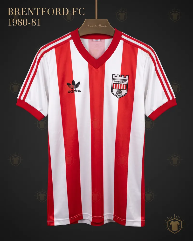Camiseta local 1980–81 de Brentford FC (recreación)