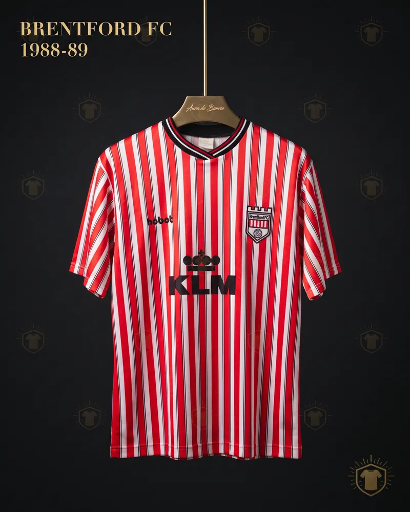 Camiseta local 1988–89 de Brentford FC (recreación)