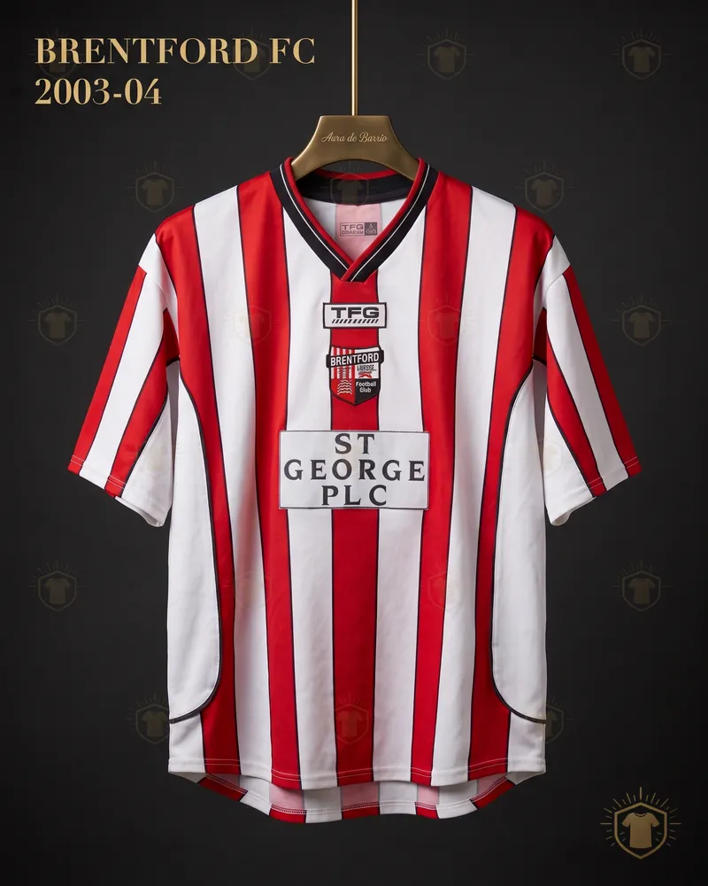 Camiseta local 2003–04 de Brentford FC (recreación)
