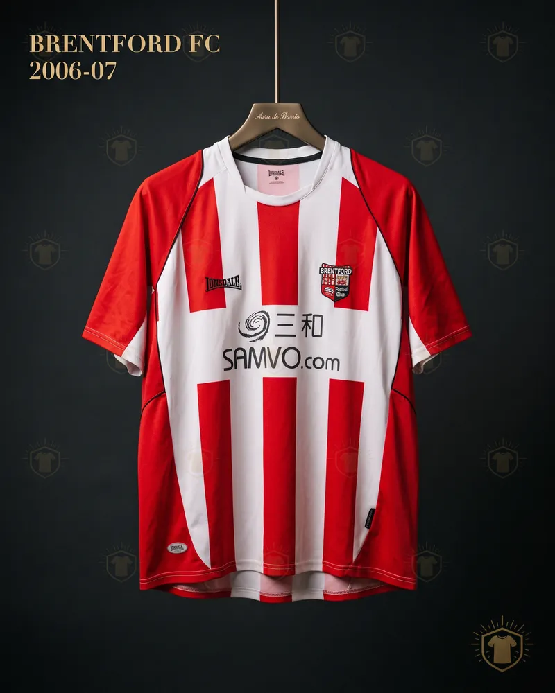 Camiseta local 2006–07 de Brentford FC (recreación)