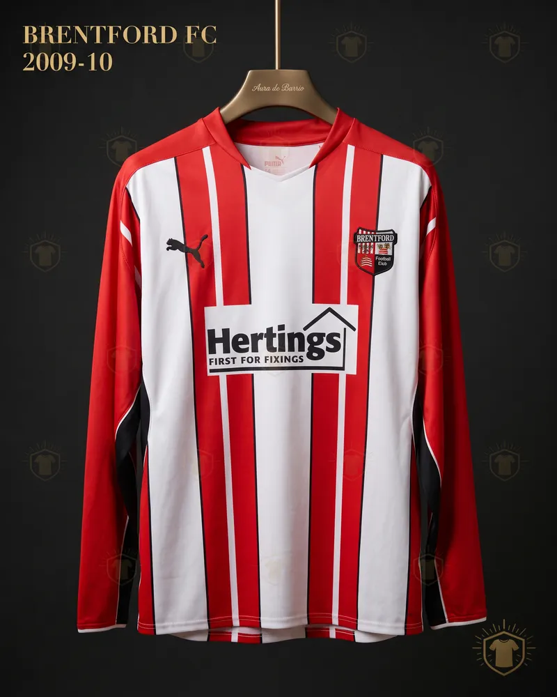 Camiseta local 2009–10 de Brentford FC (recreación)