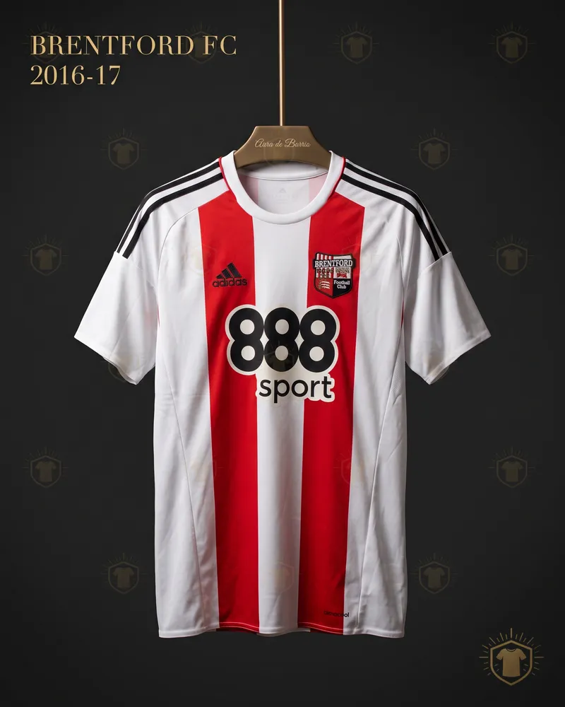 Camiseta local 2016–17 de Brentford FC (recreación)