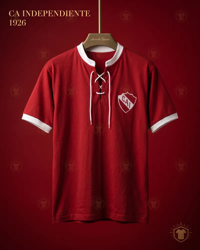 Camiseta local 1926 de CA Independiente (recreación)