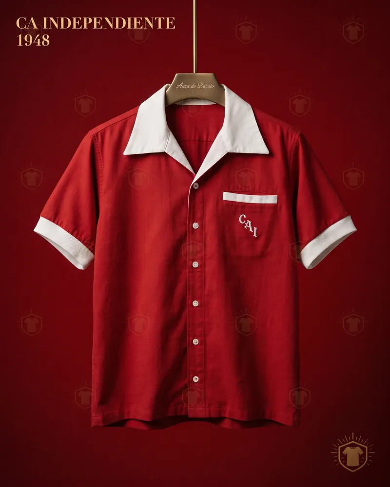 Camiseta local 1948 de CA Independiente (recreación)