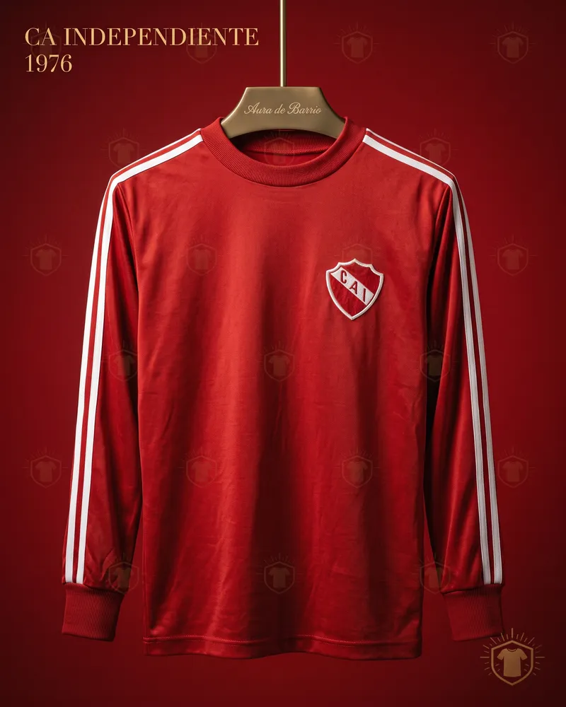Camiseta local 1976 de CA Independiente (recreación)