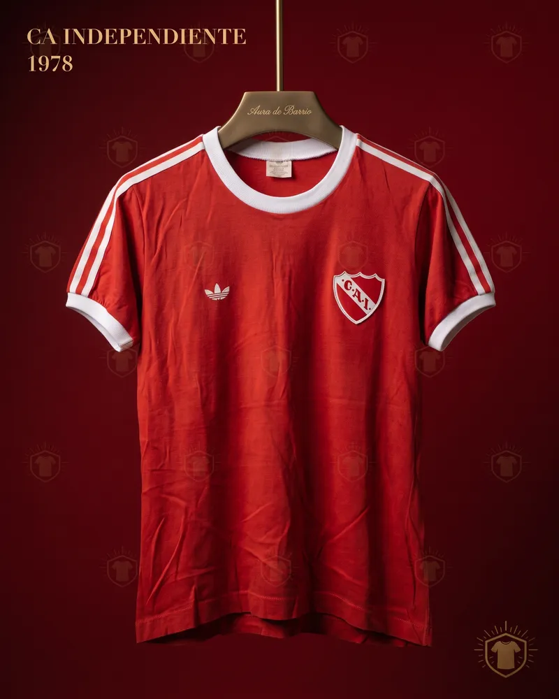 Camiseta local 1978 de CA Independiente (recreación)