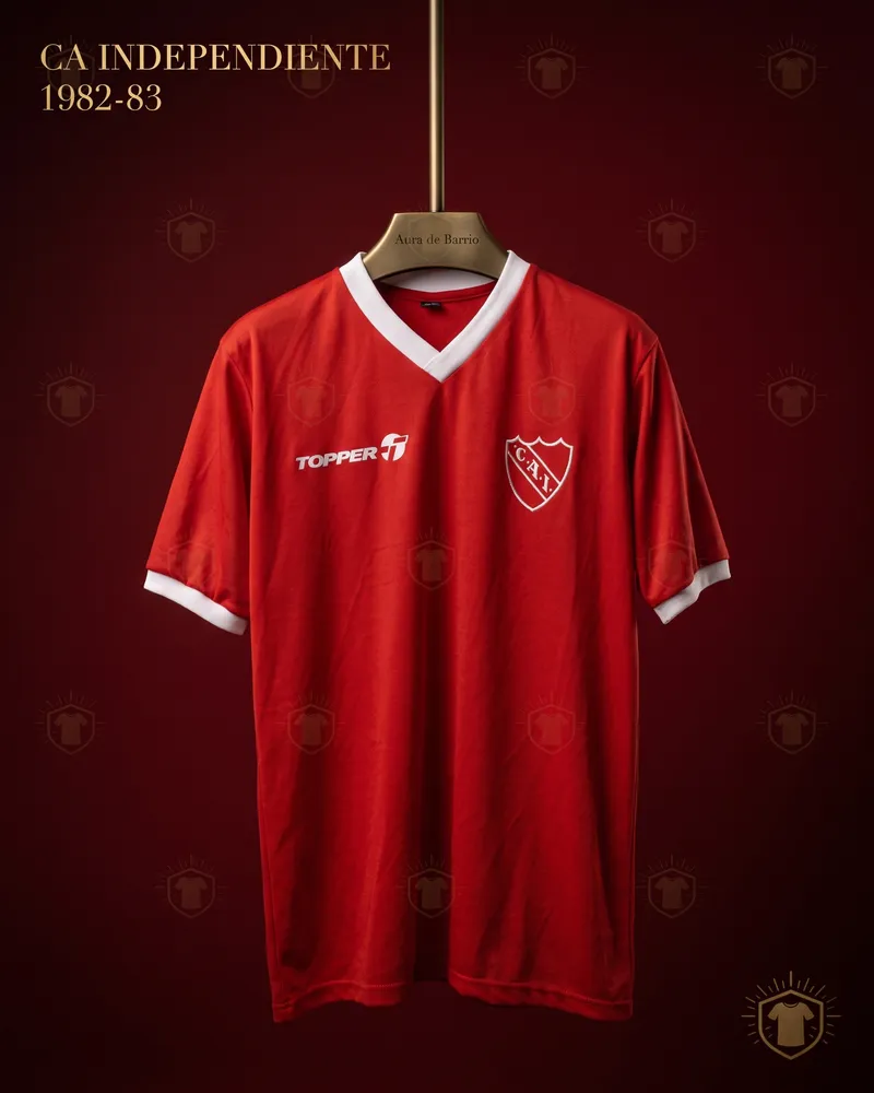 Camiseta local 1982–83 de CA Independiente (recreación)