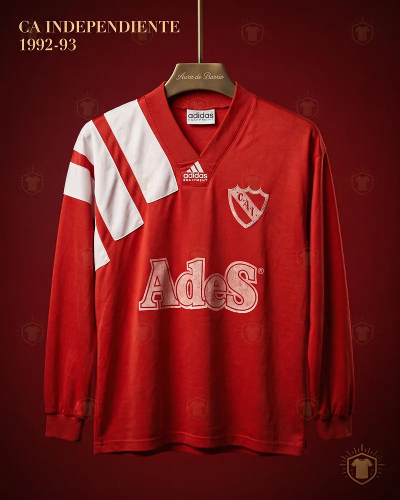 Camiseta local 1992–93 de CA Independiente (recreación)