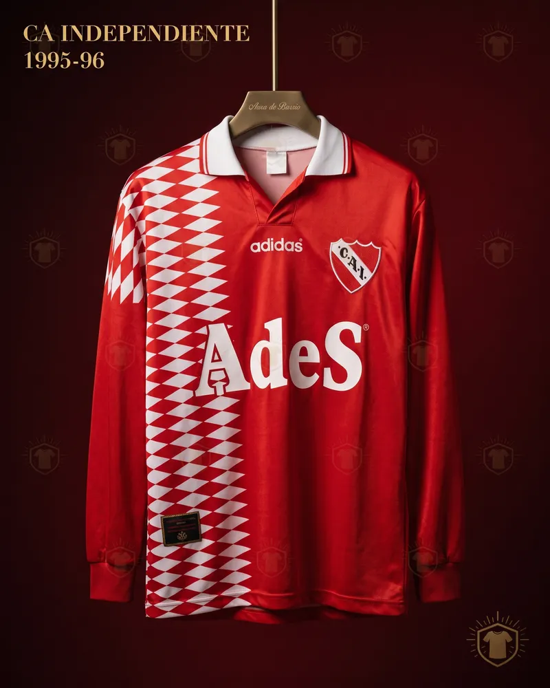 Camiseta local 1995–96 de CA Independiente (recreación)