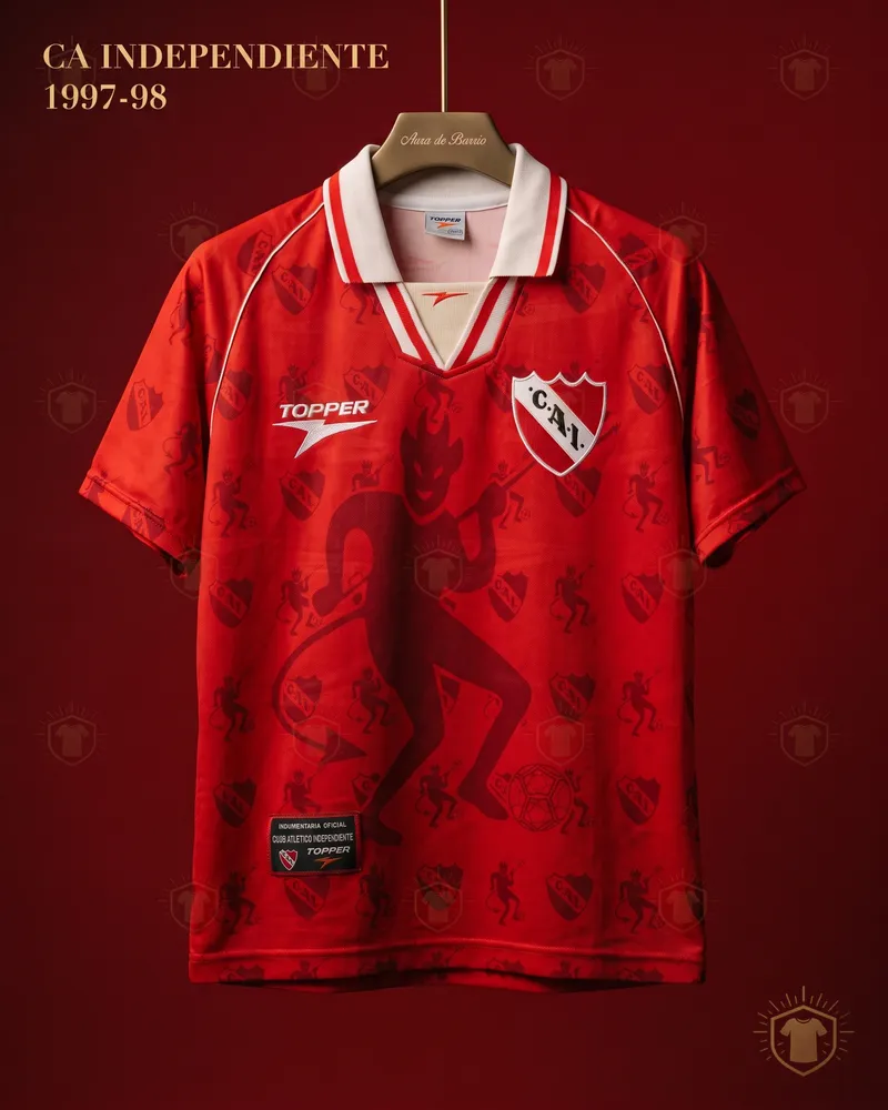 Camiseta local 1997–98 de CA Independiente (recreación)