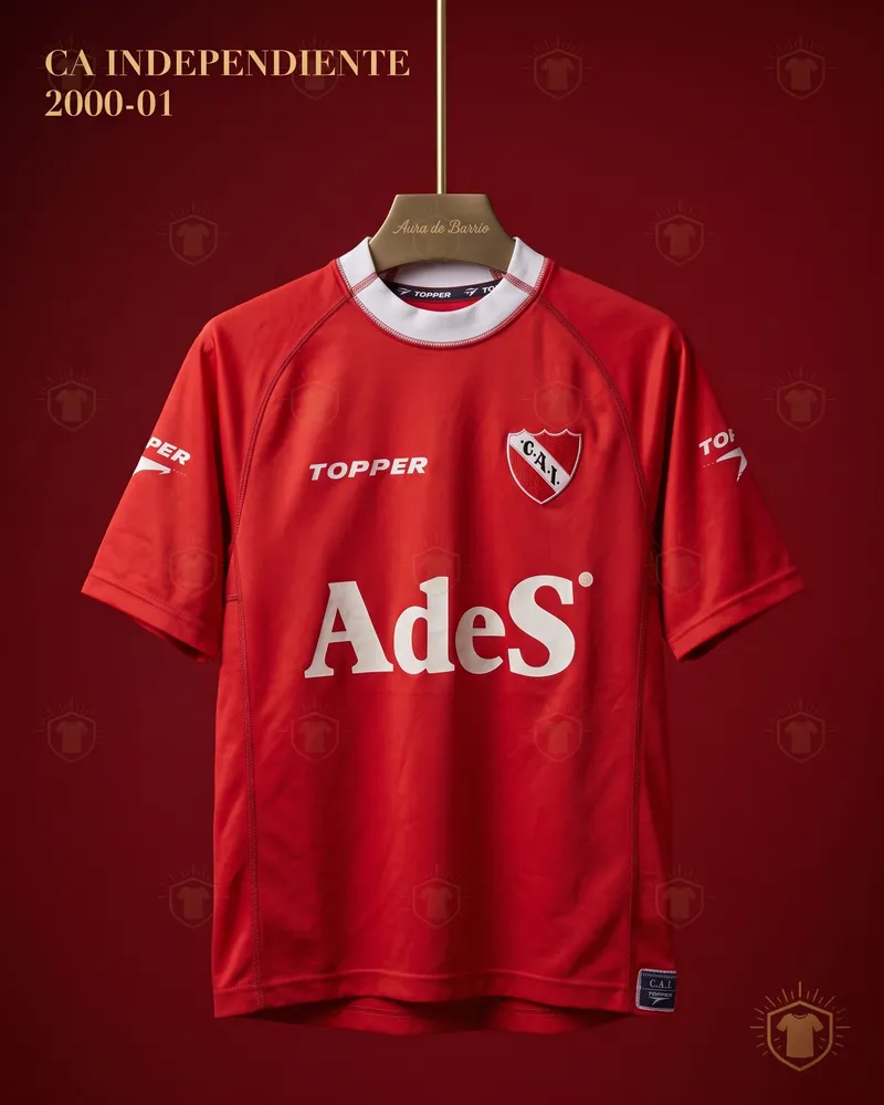 Camiseta local 2000–01 de CA Independiente (recreación)