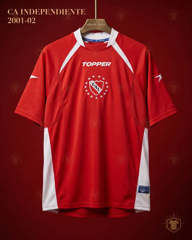 Camiseta local 2001–02 de CA Independiente (recreación)