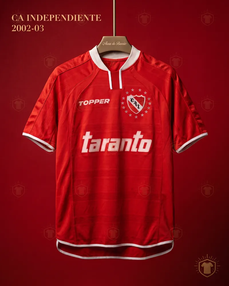 Camiseta local 2002–03 de CA Independiente (recreación)