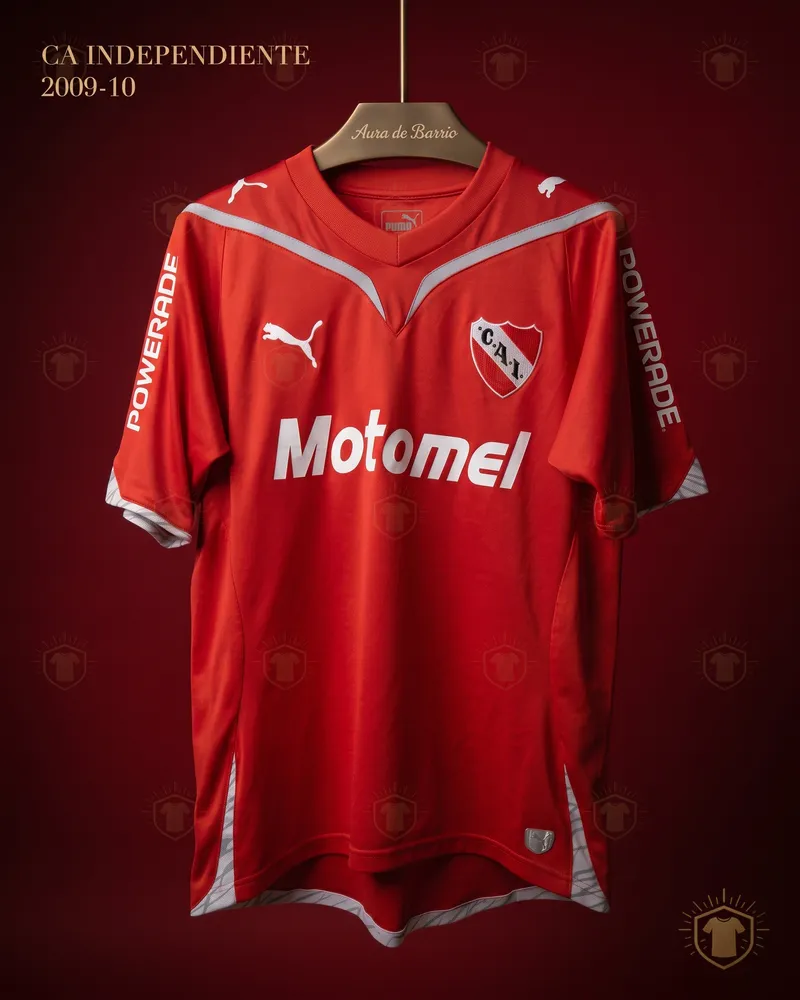 Camiseta local 2009–10 de CA Independiente (recreación)